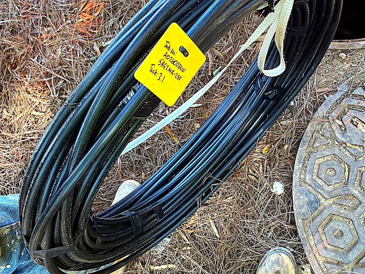 Fiber cable ready for placement